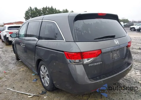 2014 Honda Odyssey Ex-L from USA, damaged, VIN 5FNRL5H64EB020409